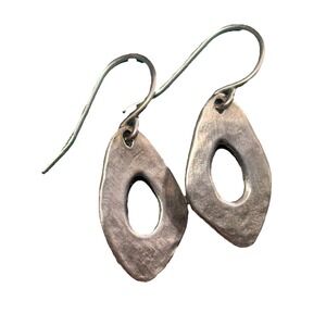 Sterling Silver - SILPADA Hammered Dangle Drop Earrings Israel